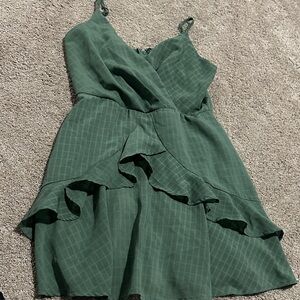 Trixxi Forest Green Mini Dress